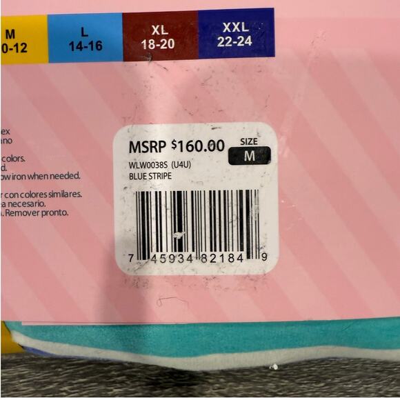 Wildfox Blue Striped Sweatshirt & Short Lounge Set Sz M NWT - Picture 8 of 13